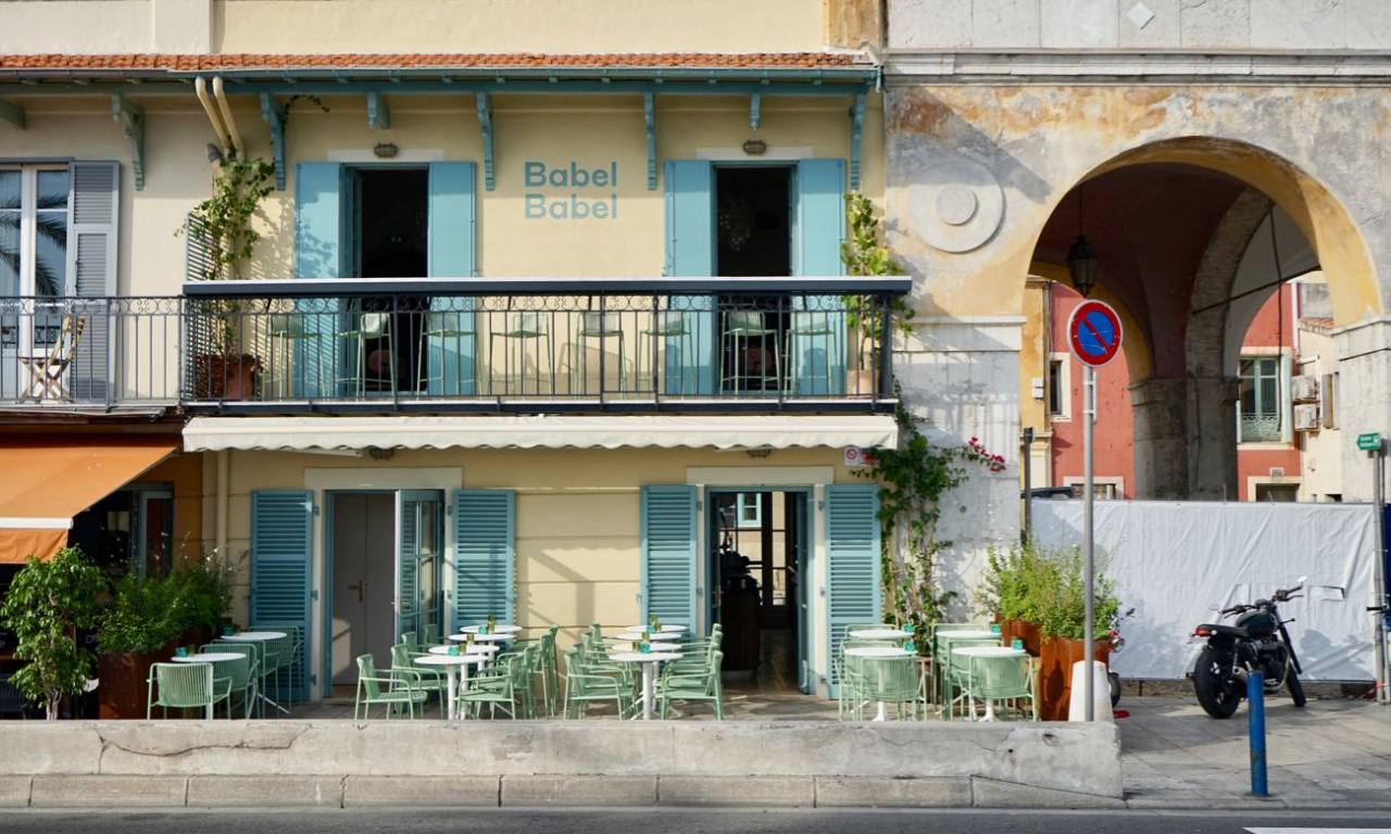 Babel Babel, cuisine méditerranéenne à Nice (devanture)