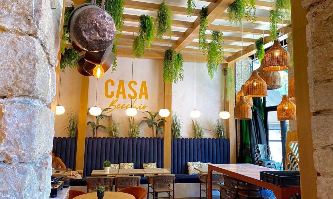 Casa Becchio, bar et restaurant sur la coulée verte à Nice (intérieur))