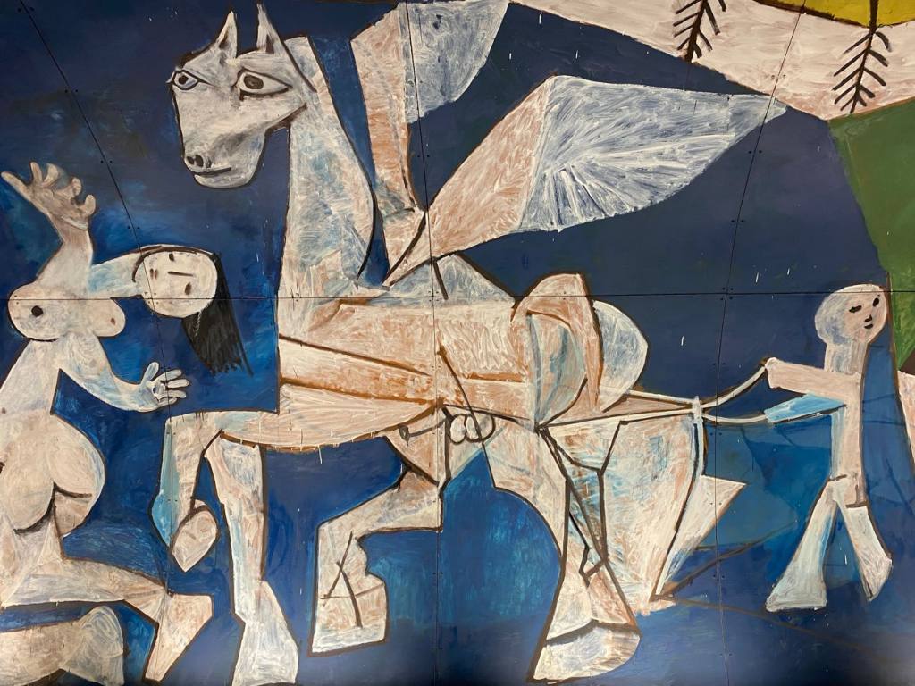 Musée Picasso, la guerre et la paix de Vallauris (détail)