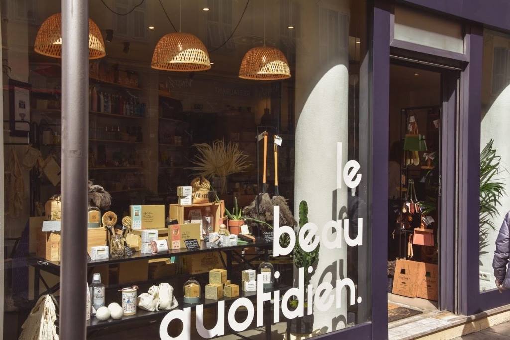 le beau quotidien, cafe and eco-store, Nice (frontage)