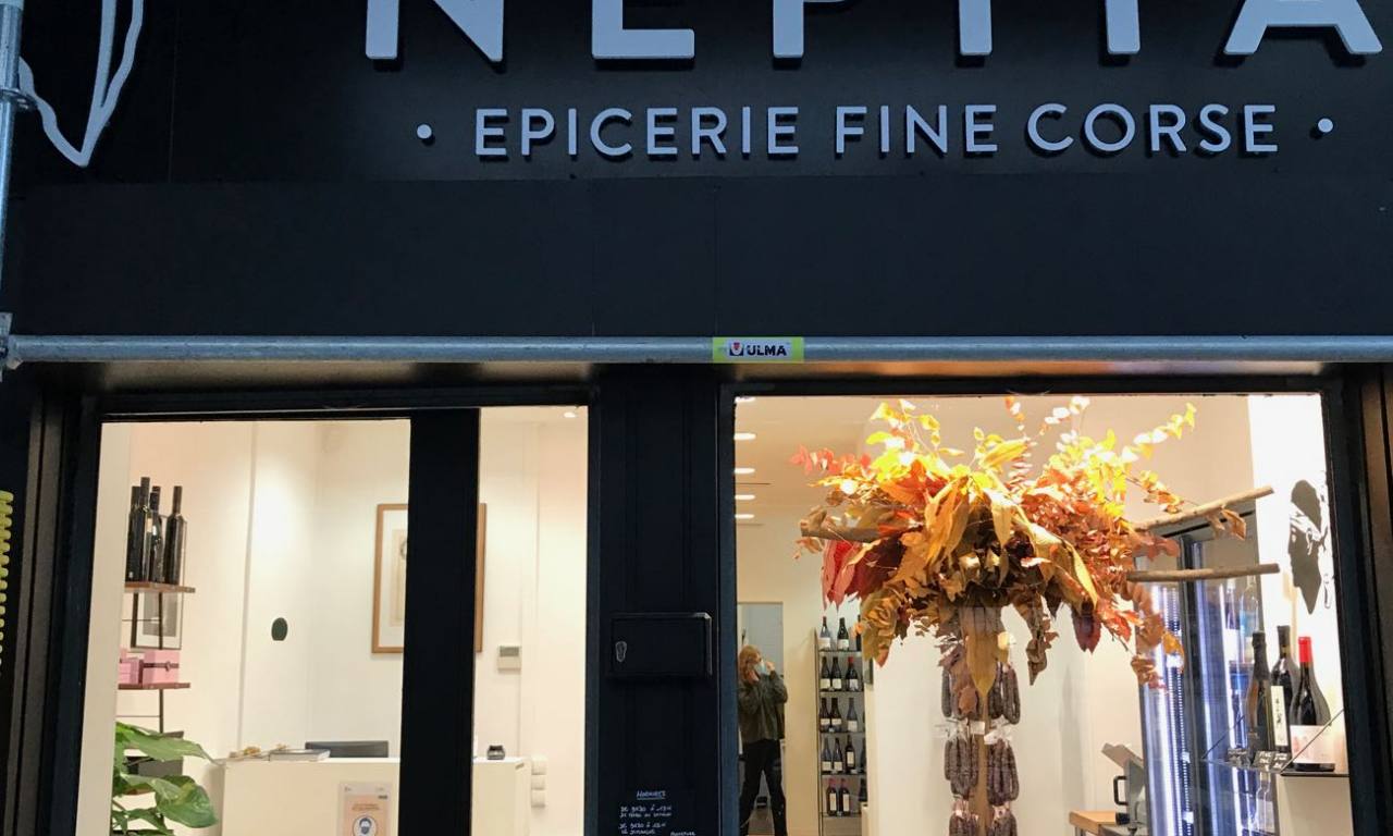 Nepita, épicerie fine de produits corses artisanaux (devanture)