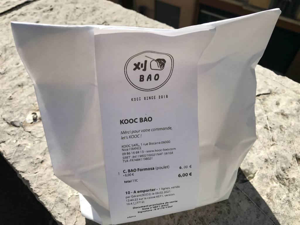 Kooc-Bao, Taiwanese restaurant, Nice, Love Spots (menu)