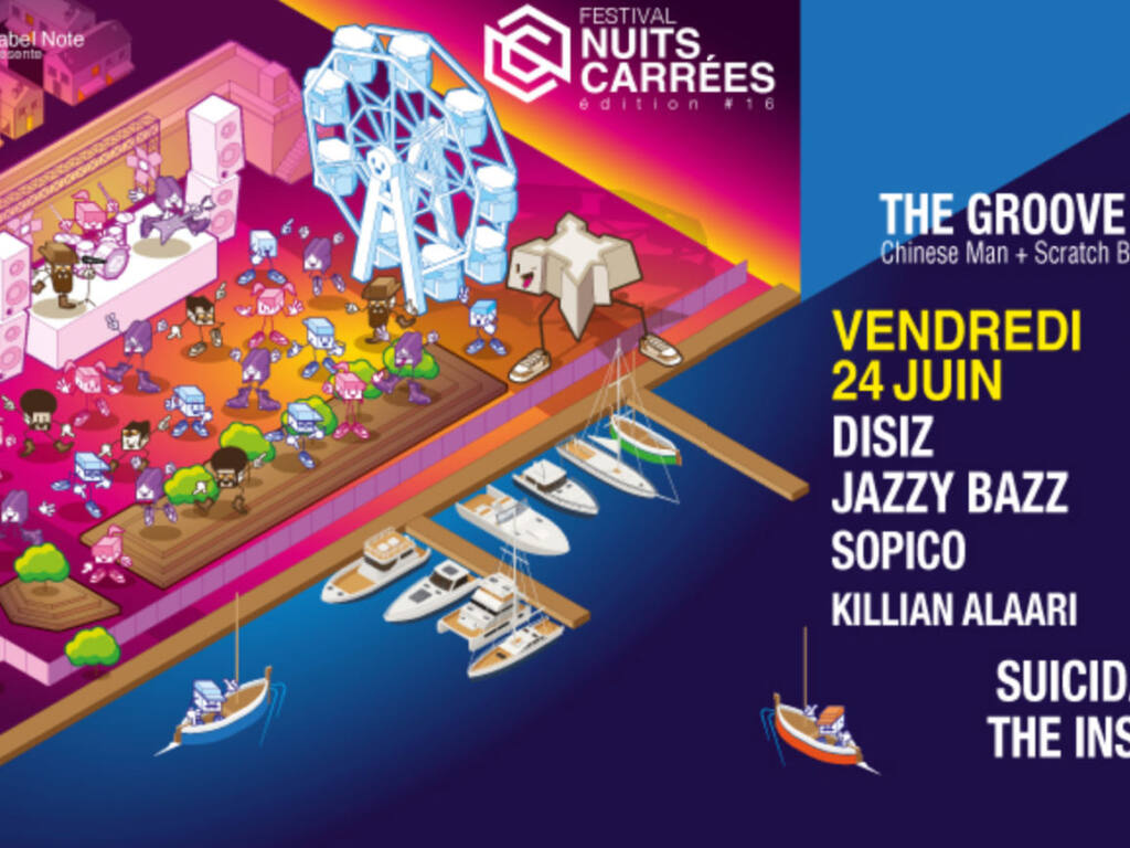 Summer events in Nice 2022, city guide love spots (Nuits carrées)