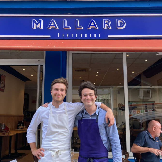 Mallard, French bistro in Nice (the duo)