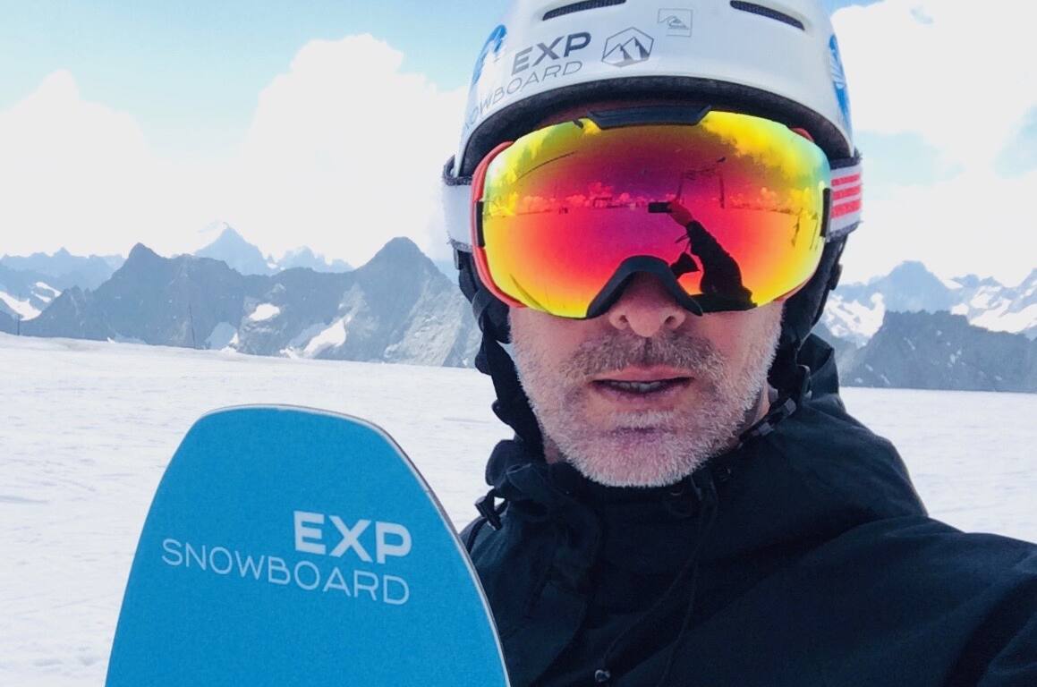 Frédéric Spina, fondateur de EXP snowboards (portrait couleur)
