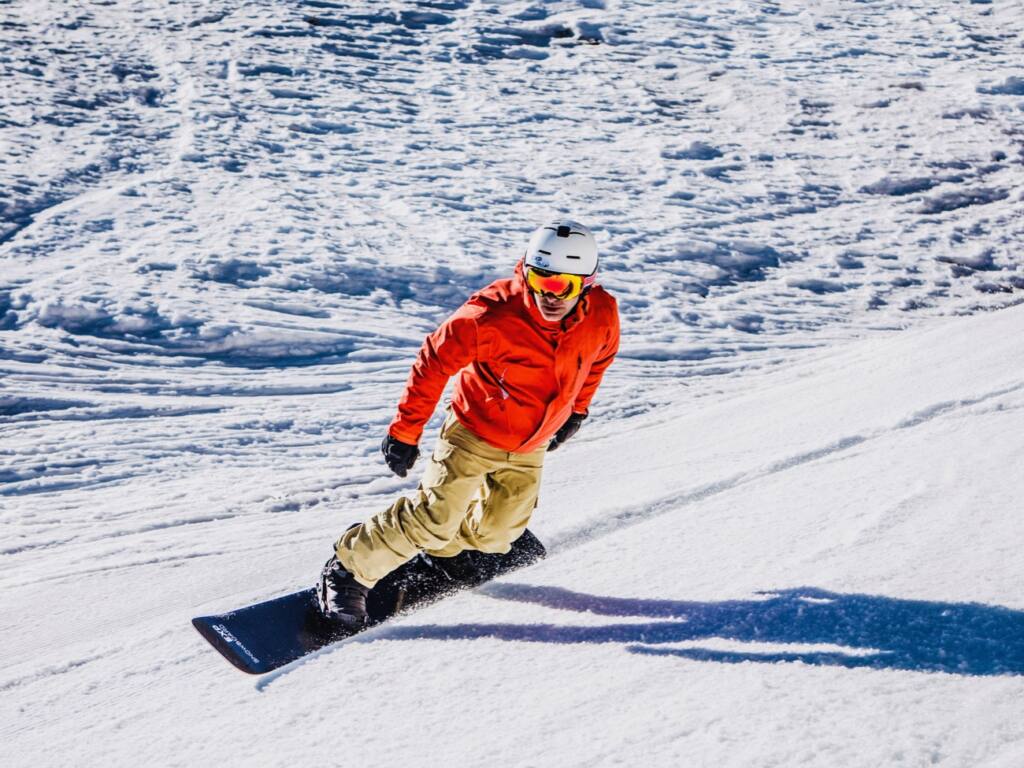 Frédéric Spina, fondateur de EXP snowboards (piste)