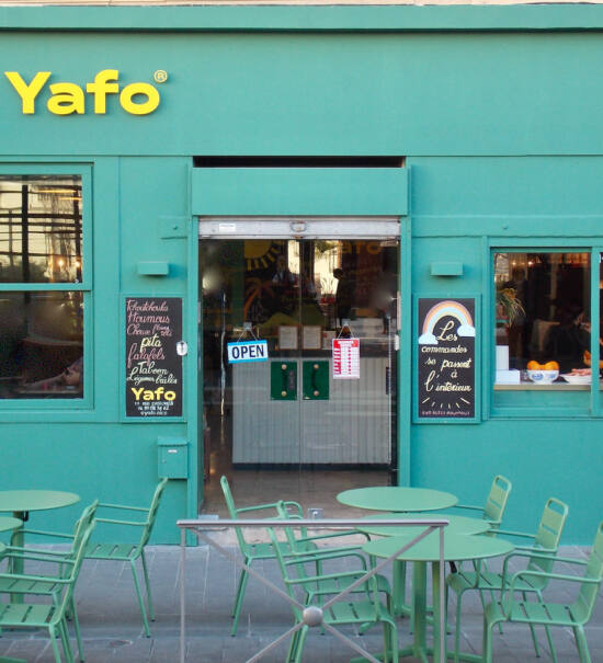 Yafo, restaurant israélien à Nice (terrasse)
