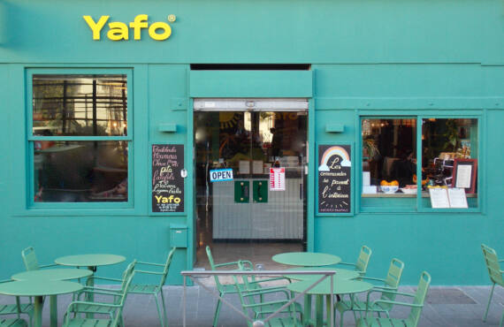 Yafo, restaurant israélien à Nice (terrasse)