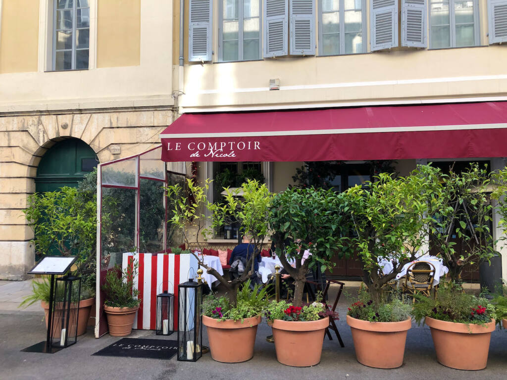 Comptoir de Nicole, Mediterranean restaurant in Nice (front)