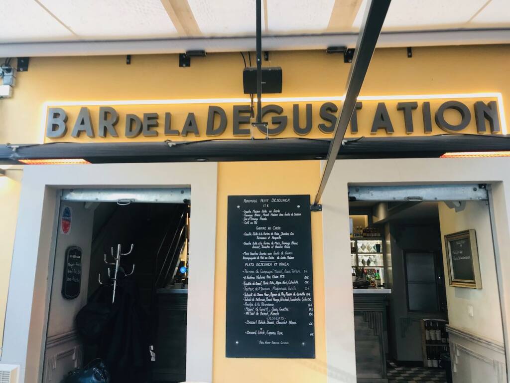 Bar de la Dégustation, Bar and restaurant open 7/7 in Nice (front)