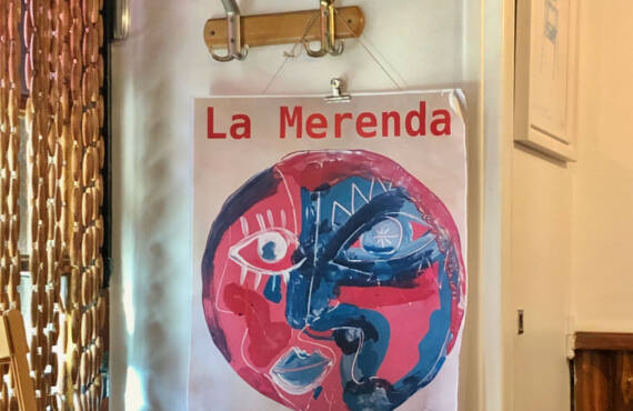La Merenda, The restaurant with specialities from Nice, city guide love spots, Nice (sign)