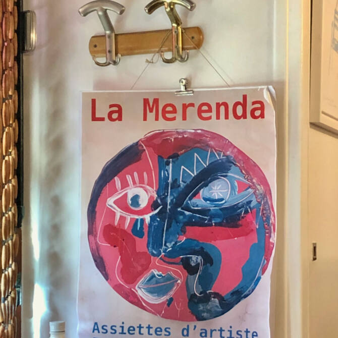 La Merenda, restaurant niçois traditionnel, Vieux-Nice (affiche)