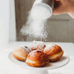 Fluffy donuts, artisanal donuts in Nice (vanilla)
