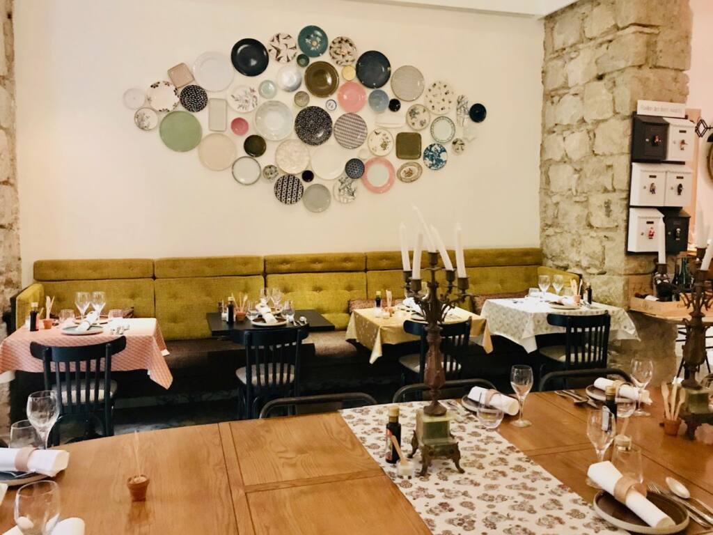 Zorzetto, French and Italian restaurant in Nice (main room)