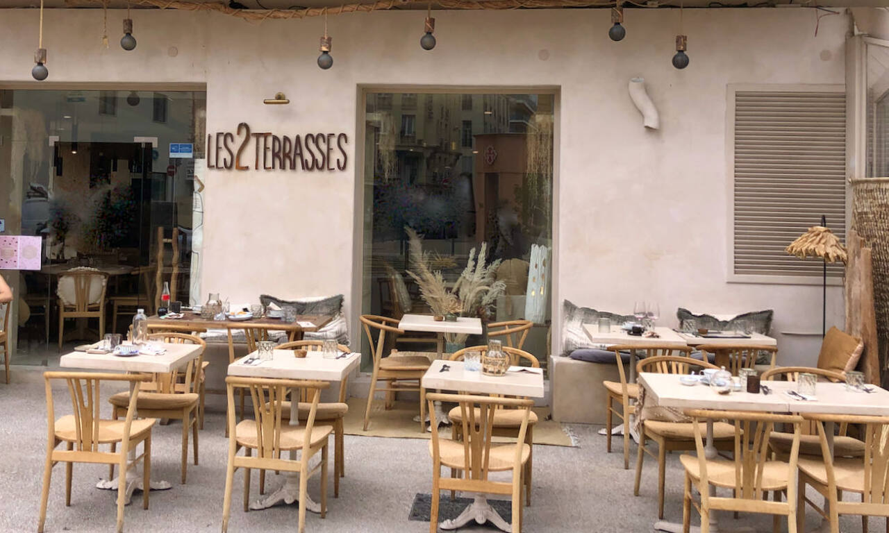 Les 2 terrasses, restaurant fusion libanais / japonais, Nice (intérieur décoration)