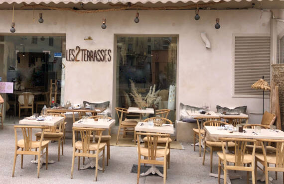 Les 2 terrasses, restaurant fusion libanais / japonais, Nice (terrasse)