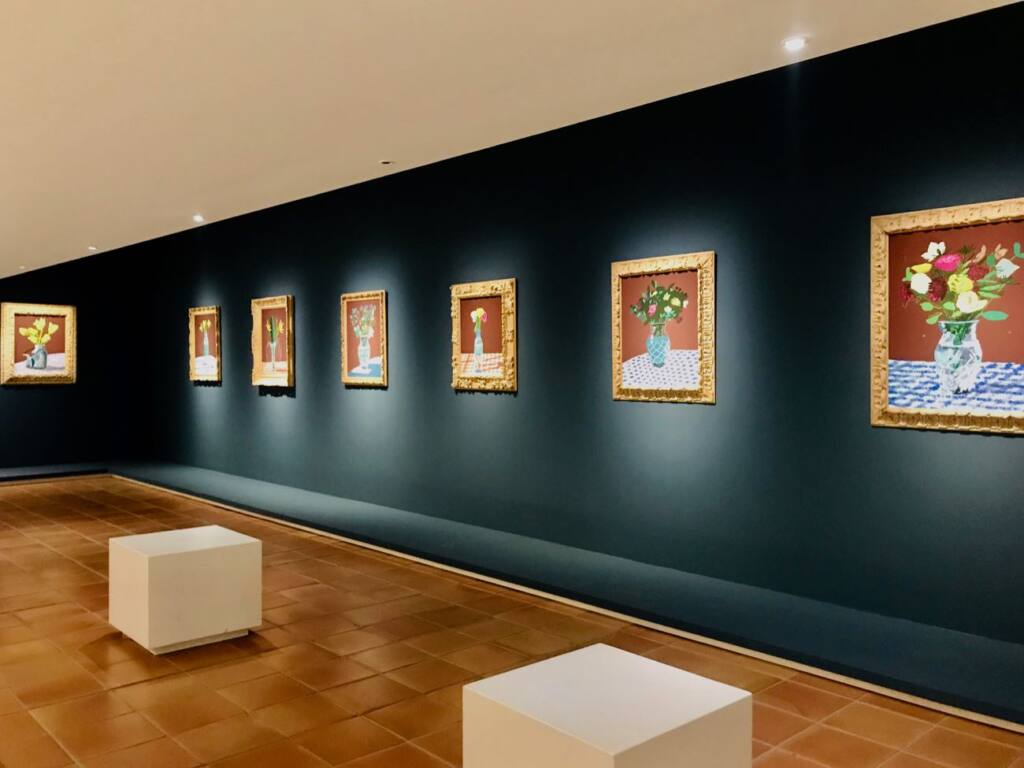 Un paradis retrouvé : Exposition David Hockney et Henri Matisse au Musee Matisse de Nice (tableaux fleurs)