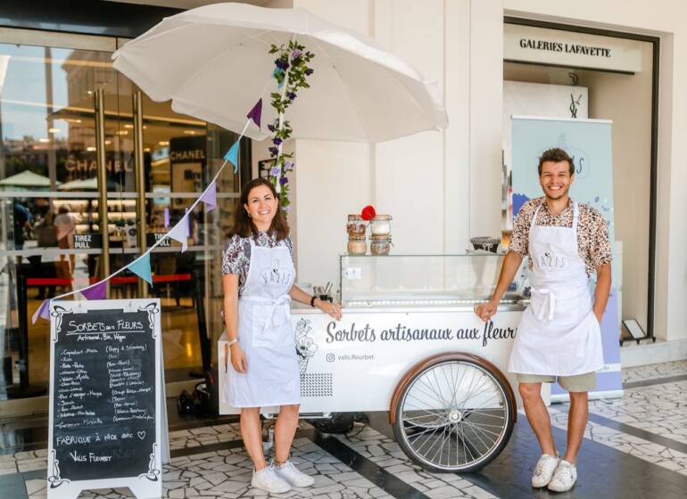 Valis Fleurbet : sorbets au fleurs à Nice (Créateurs)