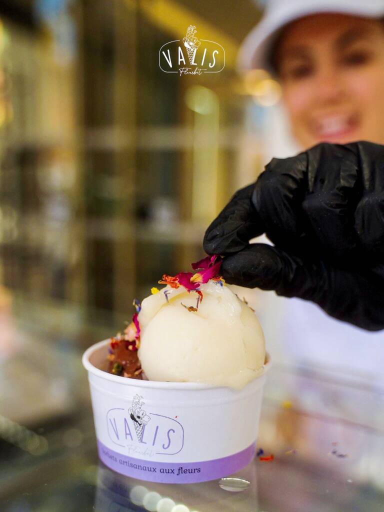 Valis Fleurbet, Fruit and flower sorbets in Nice, city guide love spots (in a pot)