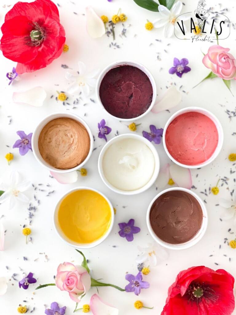 Valis Fleurbet, Fruit and flower sorbets in Nice, city guide love spots (all the flavours)