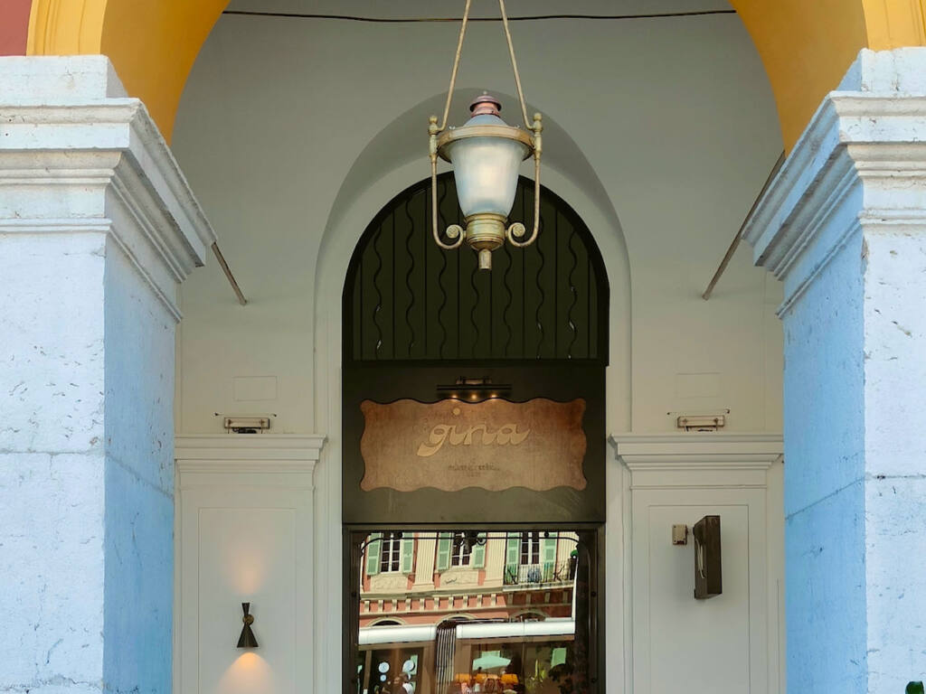 Gina, Mediterranean brasserie in Nice, City Guide Love Spots (frontage)