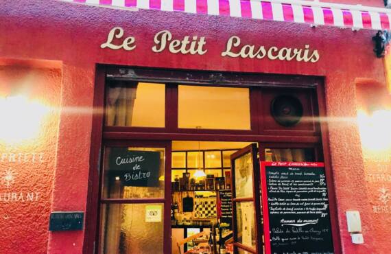 Le Petit Lascaris : bistrot de cuisine française dans le vieux Nice (enseigne))