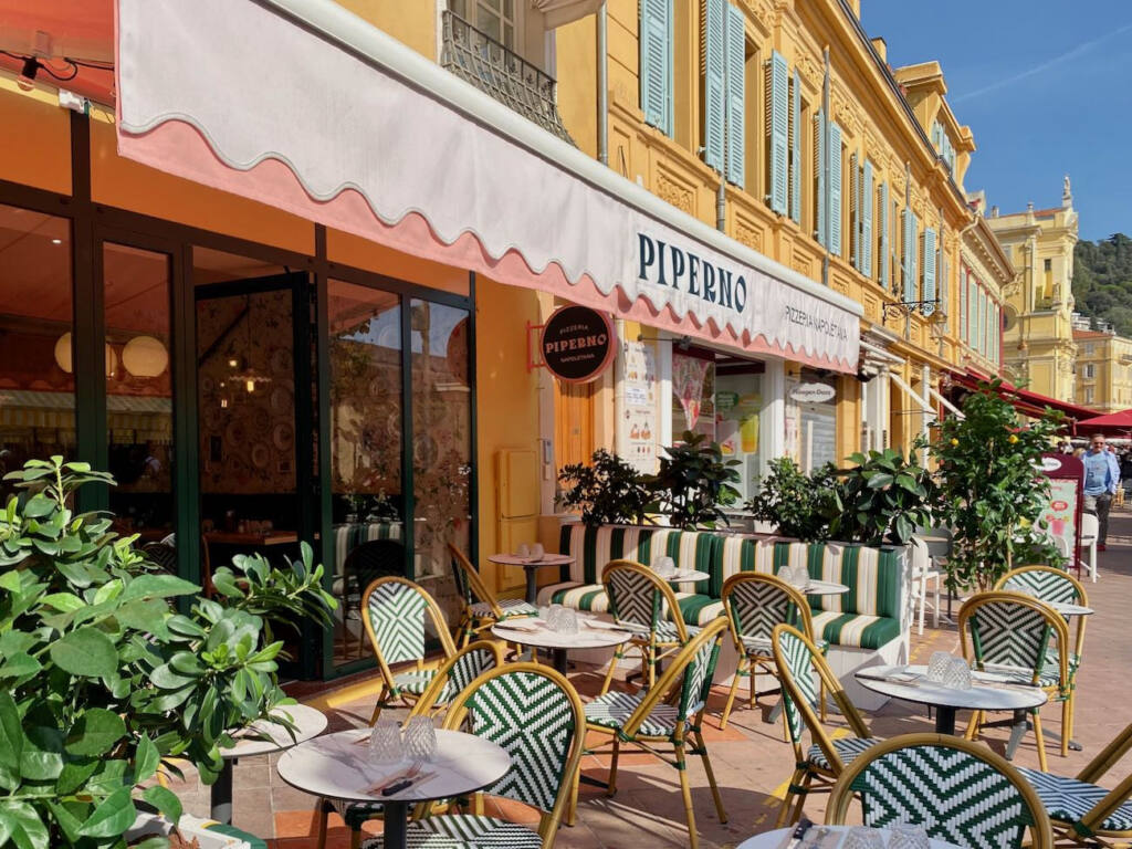 Piperno, pizza napolitaine à Nice (terrasse)