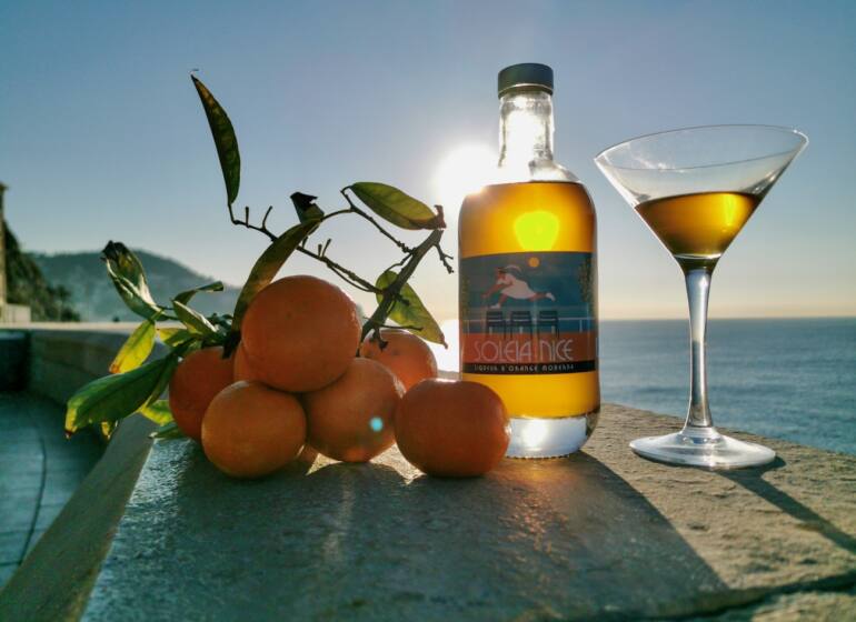 Soleia : liqueur d'orange artisanale à Nice (Contrejour)