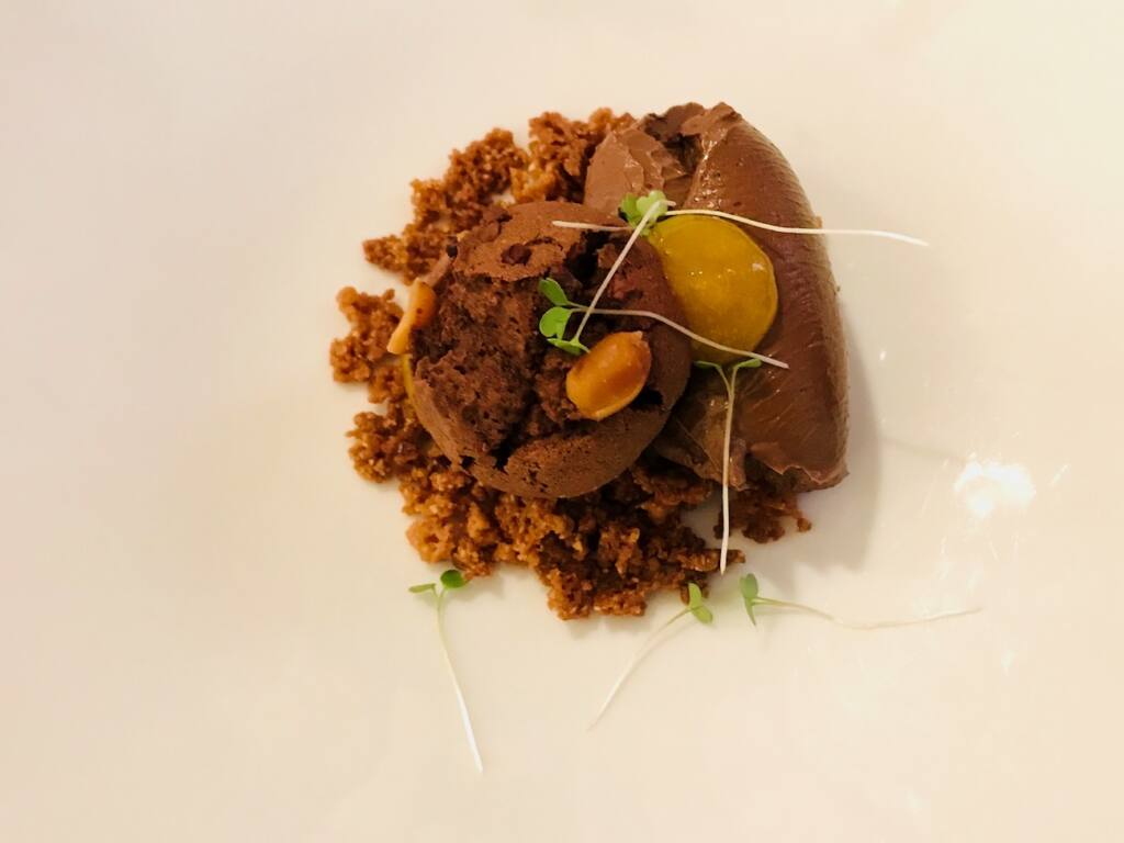 Le Bar des oiseaux : cuisine bistronimique dans le Vieux-Nice (dessert chocolat)
