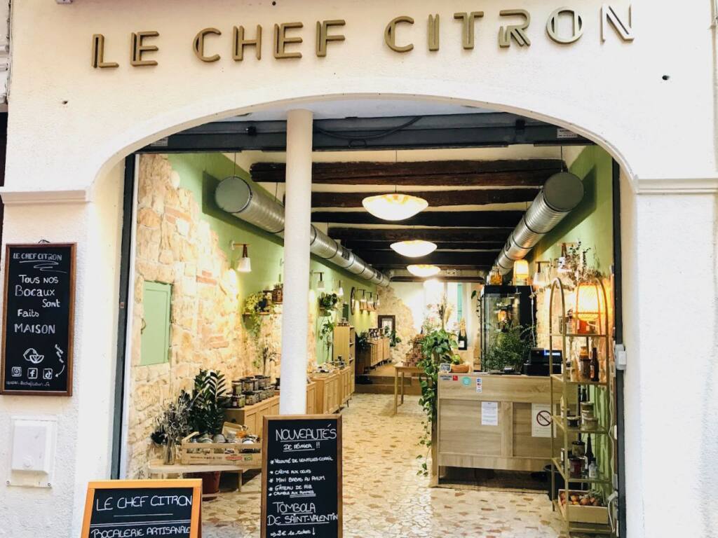 Le Chef Citron : bocaux artisanaux dans le Vieux Nice  (façade)