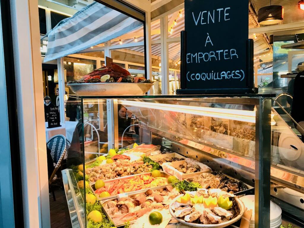 Le Magenta : brasserie et écailler dans le carré d'or à Nice (coquillages)