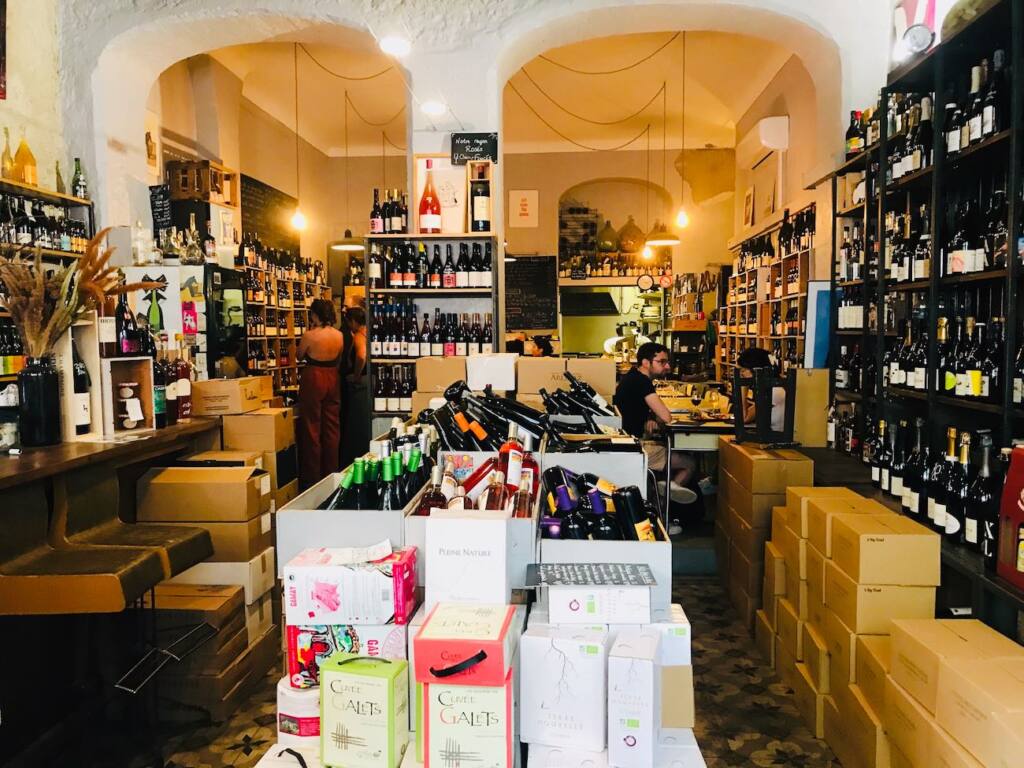 La Part des anges : Cave, bistrot et bar à vins à Nice (intérieur)