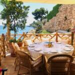 Loulou Pirate : restaurant de bord de Mer à Roquebrune Cap-Martin (vue mer)