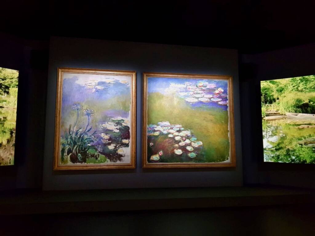 Monet en pleine lumière : exposition inédite au Grimaldi Forum (dyptique)