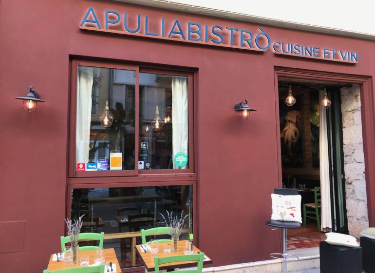 Apulia Bistrò : cuisine et vins des Pouilles à Nice (devanture)