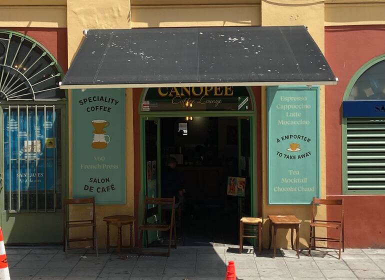 Canopée Coffee Lounge : Salon de Café à Nice (devanture)