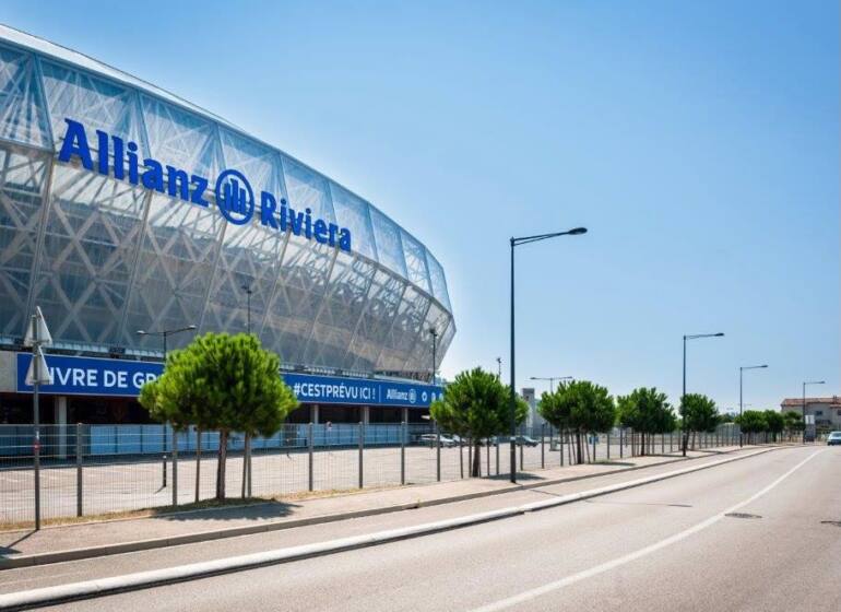 Stade de l'Allianz Riviera à Nice (devant)