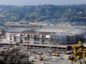 Stade de l'Allianz Riviera à Nice (construction)