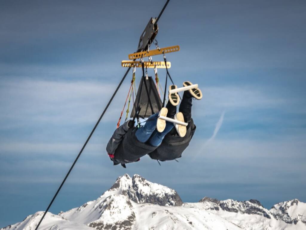 Toutes les stations de ski près de Nice (Tyrolienne de la Colmiane)