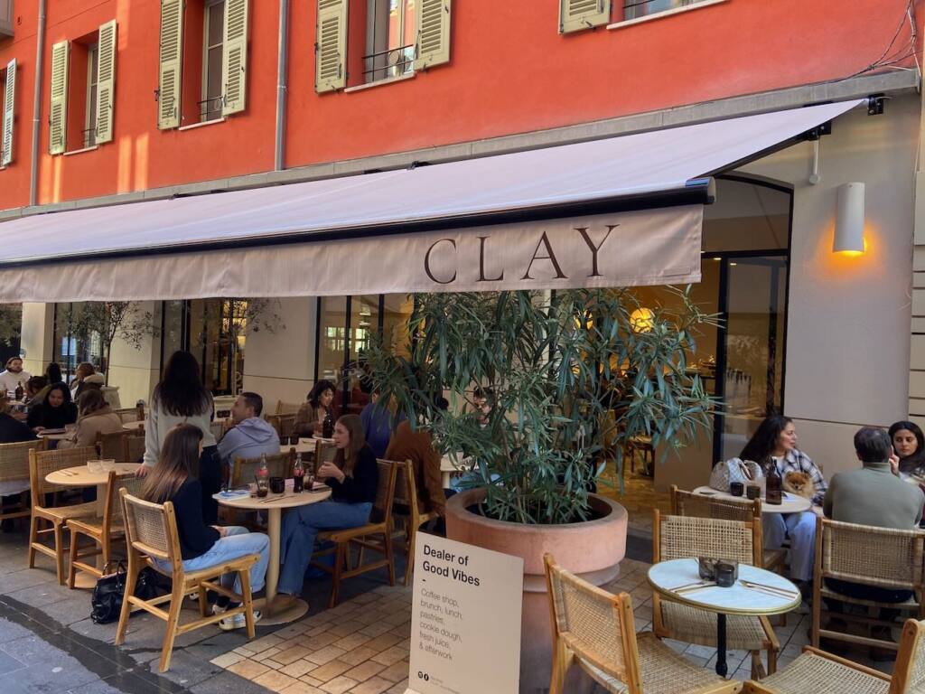 Le Clay, restaurant, brunch et petit déjeuner à Nice (devanture)