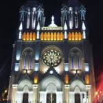 Les Plus beaux édifices religieux de Nice (Basilique la nuit))