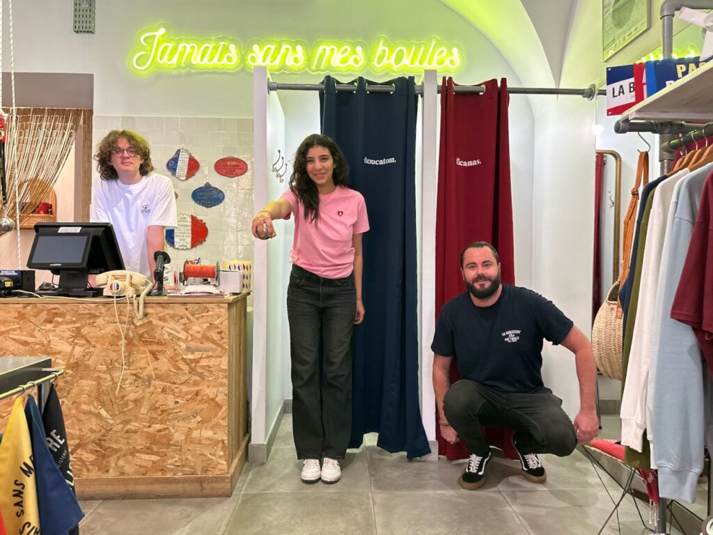 La boulisterie store est un concept-store lifestyle autour de la pétanque dans le Vieux-Nice (vendeurs)