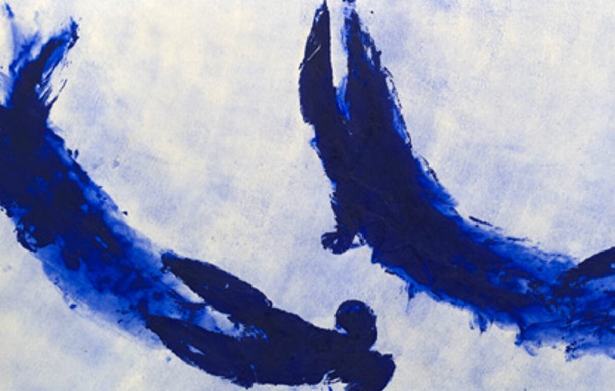 Le pouvoir bouleversant de la couleur : exposition croisée Yves Klein et Henri Matisse (Anthropométrie sans titre)