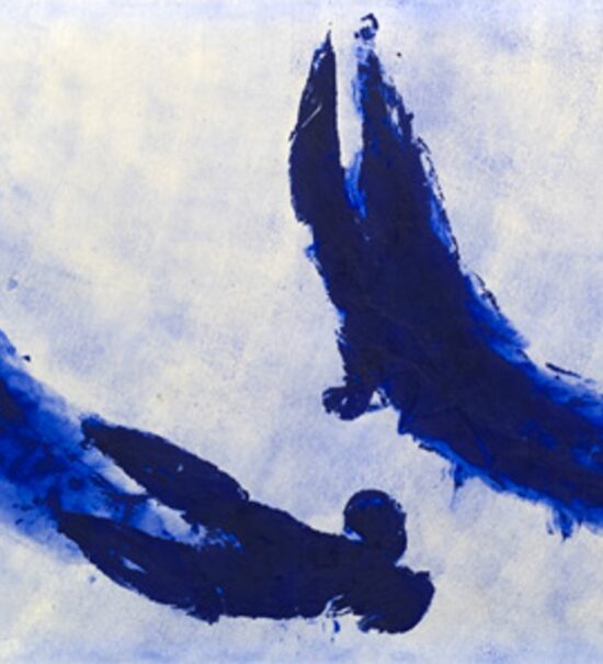 Le pouvoir bouleversant de la couleur : exposition croisée Yves Klein et Henri Matisse (Anthropométrie sans titre)