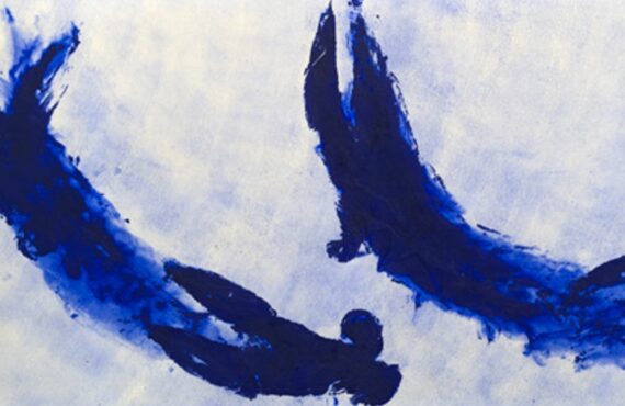 Le pouvoir bouleversant de la couleur : exposition croisée Yves Klein et Henri Matisse (Anthropométrie sans titre)