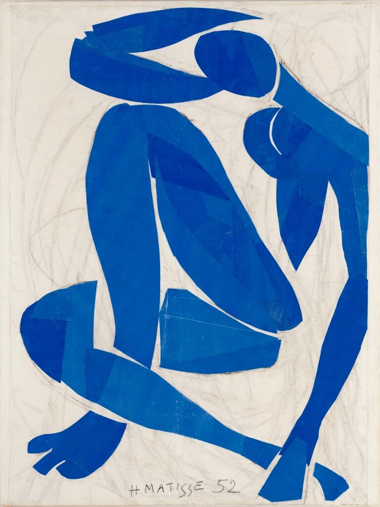 Le pouvoir bouleversant de la couleur : exposition croisée Yves Klein et Henri Matisse (Henri Matisse, Nu bleu IV)