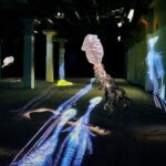 La zone de minuit : Expo d'Ugo Schiavi au 109 à Nice dans le cadre de la Biennale des arts et de l'Océan 2025 (installation 4)