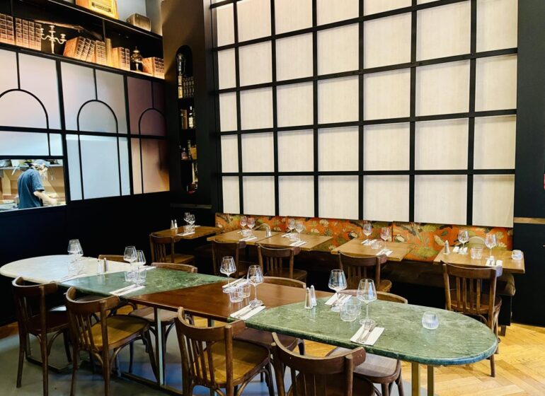 Jadis : Bistrot contemporain et bar à vin à Nice (salle intérieure)).