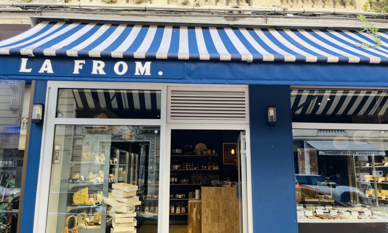 La From': fromagerie et épicerie fine à Nice (devanture rue Auber).