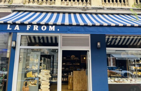 La From': fromagerie et épicerie fine à Nice (devanture rue Auber).